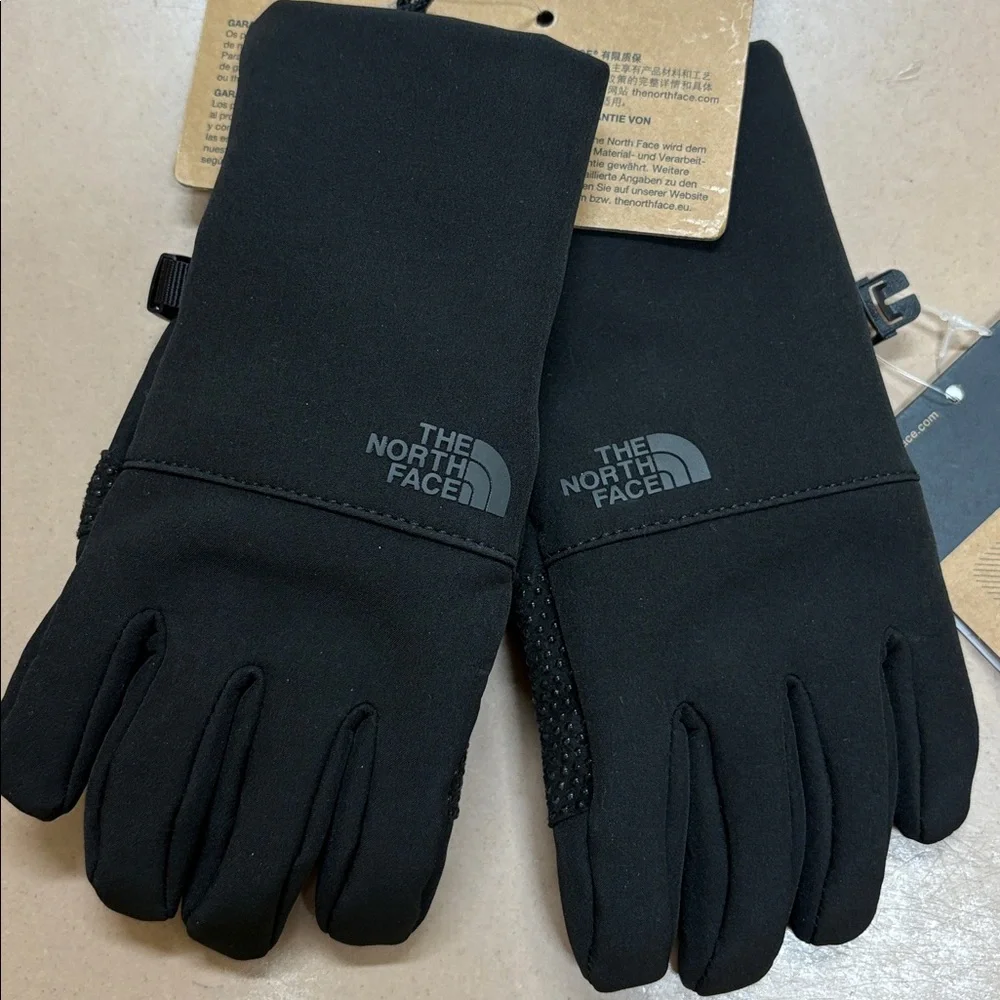 NWT The North Face Kids'‎ Apex ETIP Black Insulated Gloves Size Medium